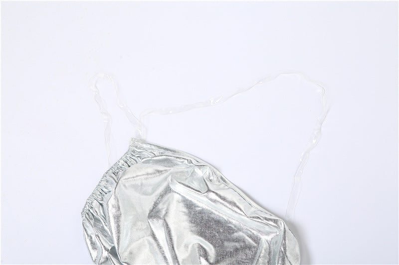 Dress with invisible straps