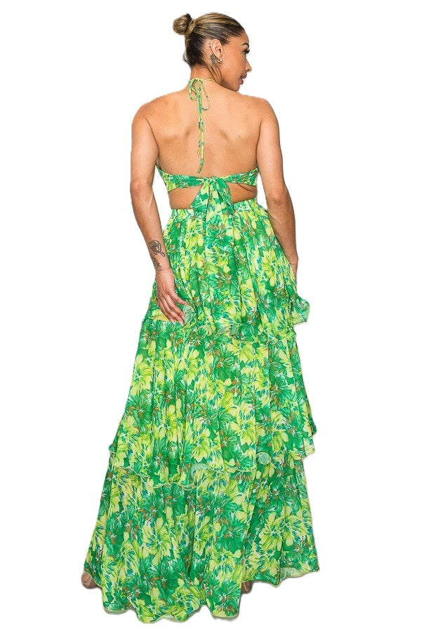 🌿Jardin d’Émeraude Gown – La Belle Soirée Collection